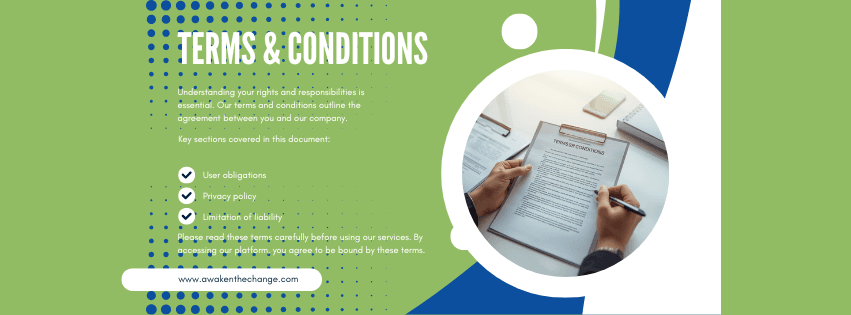 An example of therapists terms and conditions
